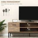 HOMCOM TV Stand For TV Up To 50 Inches With Storage Coffee