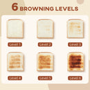 HOMCOM 1.7L 3000W Fast Boil Electric Kettle And 2 Slice Toaster Set, Grey