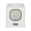 KidKid Enclosed Folding Cat Litter Box Toilet with Scoop