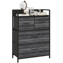 HOMCOM Bedroom Chest of Drawers 4 Drawer Dresser w/ Shelf