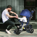 HOMCOM 6 In 1 Kids Trike, Stroller With Parent Handle