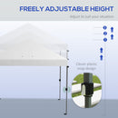 Outsunny 3 X 3(m) Pop Up Gazebo, Instant Shelter With 1-Button Push - Blue/Grey/Green/White