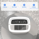 HOMCOM 20L/Day Dehumidifier With Continuous Drainage, 5L Water Tank, Timer