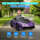 AIYAPLAY 12V Lamborghini Autentica Licensed Ride on Car