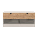 Bora 2 Drawer Bed Box in Gold Craft Oak & Kashmir - Ready Assembled