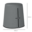 Outsunny Hanging Egg Chair Cover Swing Chair Cover Waterproof, 196 x 230 cm