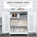 Kleankin Modern Bathroom Cabinet, Freestanding Floor Cabinet With Storage