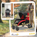 PawHut Easy Folding Pet Stroller for Large Dogs