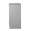 Camden 6 Drawer Wide Chest in Grey Gloss & Dusk Grey - Ready Assembled
