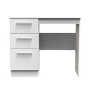 Copenhagen Ready Assembled Dressing Table  - Grey Matt & White