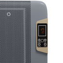 HOMCOM Mica Electric Space Heater, Portable Heater, 2 Heat Settings, White/Grey
