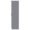 Denver Ready Assembled Wardrobe with 2 Doors - Grey