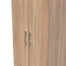 Denver Ready Assembled Wardrobe with 2 Doors and 2 Drawers - Oak