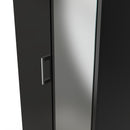 Denver Ready Assembled Wardrobe with 2 Doors and Mirror -  Black