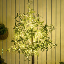 HOMCOM 180cm Olive Tree Light W/ 300 Warm White LED Lights Artificial Tree