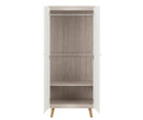 DIXIE 2 DOOR WARDROBE - DUSTY GREY/WHITE