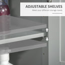 Kleankin Modern Bathroom Cabinet, Freestanding Floor Cabinet With Storage