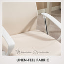 HOMCOM High Back Office Chair, Computer Desk Chair For Home