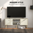 HOMCOM Modern TV Cabinet Stand w/ Shelves & Drawers