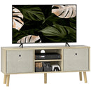 HOMCOM Modern TV Cabinet Stand w/ Shelves & Drawers