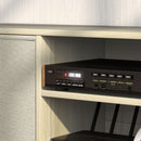 HOMCOM Modern TV Cabinet Stand w/ Shelves & Drawers