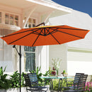 Outsunny 3(m) Cantilever Parasol Banana Umbrella w/ Crank