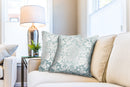 Eden - Jacquard Cushion Cover in Duck Egg