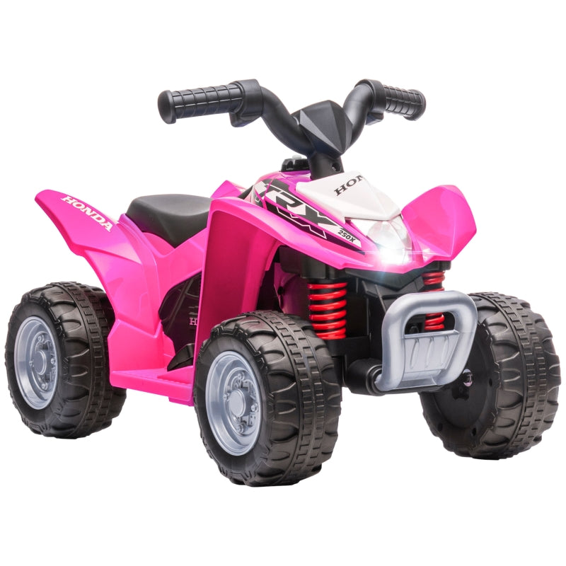 Aiya Play Kids Electric Ride On Honda Quad Bike 6v Pink
