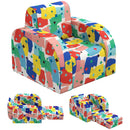 AIYAPLAY Kids Armchair, Foldable Toddler Chair For Bedroom
