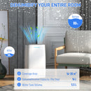 HOMCOM 16L Dehumidifier With Filter, 5.5L Water Tank, Auto Defrost, Timer