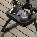 Outsunny 2 Pcs Zero Gravity Lounger Folding Recliner Chair W/ Cup Holder