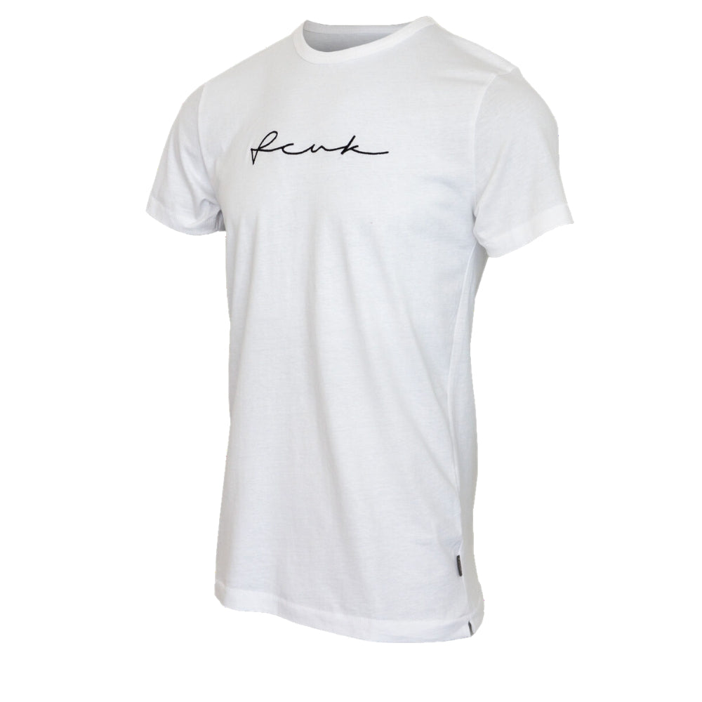 FCUK Scribble Tee T Shirt White fcuk-scribble-tee-t-shirt-white