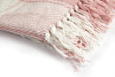 Frisco - Recycled Cotton Throw in Blush Pink (90" x 100")