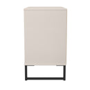 Fluted 3 Drawer Chest in Kashmir Matt - Ready Assembled