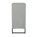Fluted 4 Drawer Chest in Dusk Grey - Ready Assembled