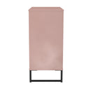 Fluted 4 Drawer Chest in Kobe Pink - Ready Assembled