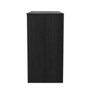 Fluted 4 Drawer Vanity in Black Ash - Ready Assembled