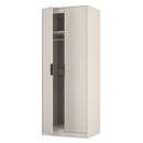 Fluted Double Wardrobe in Kashmir Matt - Ready Assembled