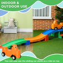 AIYAPLAY 3(m) 4 Pieces Up And Down Kids Rollercoaster, For Ages 2-5 Years
