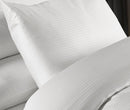 Grosvenor - 1000 Thread Count Pin Stripe Fitted Sheet in White