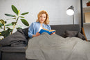 Herringbone - Recycled Cotton Throw in Natural