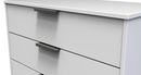 Helsinki Ready Assembled Chest of Drawers with 5 Drawers  - White Matt