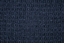 Honeycomb - Recycled Cotton Throw in Navy