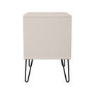Harlequin 2 Drawer Side Table in Kashmir Matt - Ready Assembled
