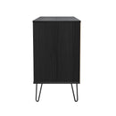 Harlequin 6 Drawer Midi Chest in Black Ash - Ready Assembled