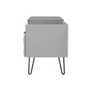 Harlequin 2 Drawer Coffee TV Unit in Dusk Grey - Ready Assembled