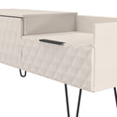Harlequin 2 Drawer Coffee TV Unit in Kashmir Matt - Ready Assembled
