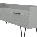 Harlequin 2 Drawer Coffee TV Unit in Dusk Grey - Ready Assembled