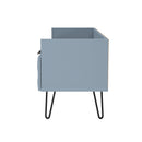 Harlequin 2 Drawer Coffee TV Unit in Denim Blue - Ready Assembled