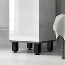 HOMCOM Bathroom Cabinet With Adjustable Shelves, Double Doors And Drawer